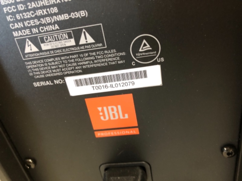 Photo 3 of JBL Professional IRX Series Powered Portable Speaker with Bluetooth