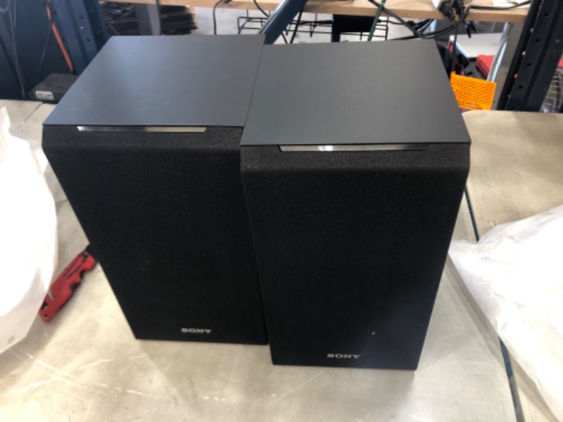 Photo 2 of **missing hardware ** Sony SSCS5 3-Way 3-Driver Bookshelf Speaker System (Pair) - Black
