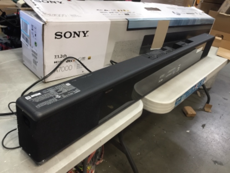 Photo 3 of **parts only, doesnt turn on ** Sony HT-A7000 7.1.2ch 500W Dolby Atmos Sound Bar Surround Sound Home Theater with DTS:X and 360 Reality Audio, works with Alexa and Google Assistant
