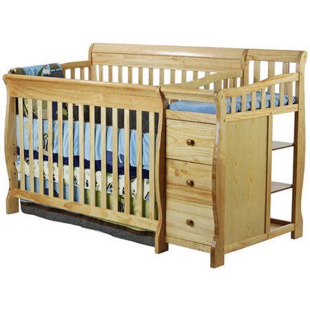 Photo 1 of **box 1 only** Dream on Me Brody 5-in-1 Convertible Crib with Changer, Natural
