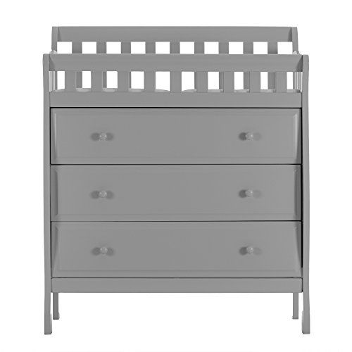 Photo 1 of Dream On Me, Marcus Changing Table and Dresser, Grey Small (Pack of 1)
