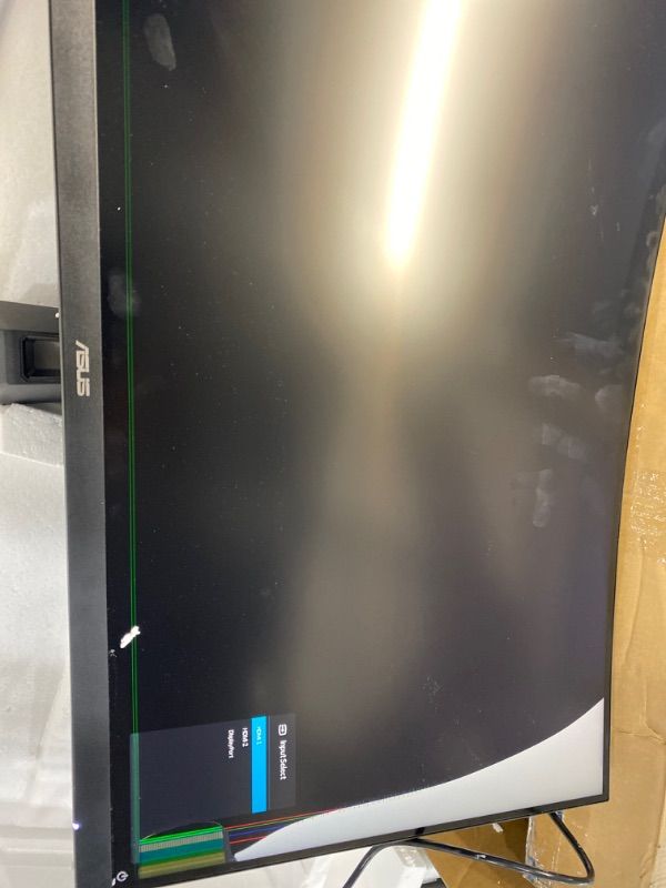 Photo 2 of ASUS TUF VG32VQ1B 31.5 Inch WQHD 2560 x 1440 165Hz 1ms FreeSync Premium / Adaptive-sync Extreme Low Motion Blur Curved Gaming Monitor, Black

//TESTED, POWERS ON 