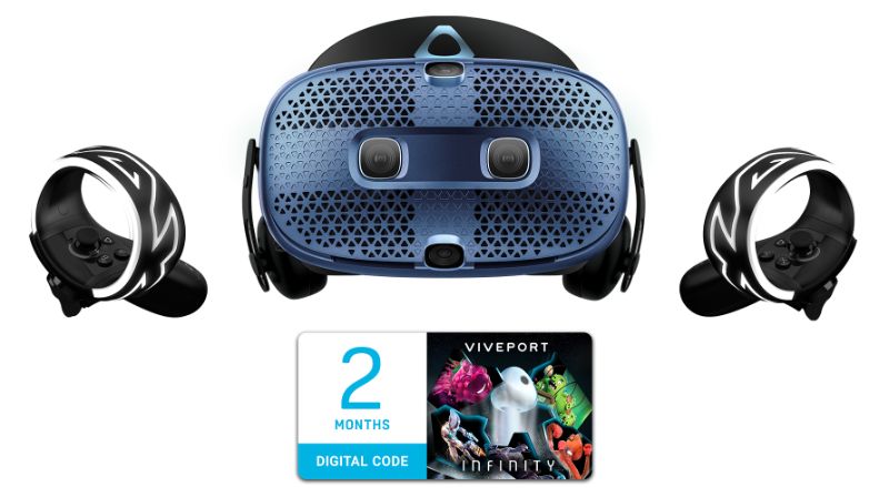 Photo 1 of HTC VIVE Cosmos - Virtual Reality Headset - Portable - 2880 X 1700 - DisplayPort, USB-C
**COULD NOT GET TO TURN ON**