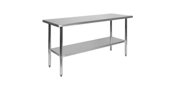 Photo 1 of 60W Stainless 18 Gauge Work Table - Undershelf

