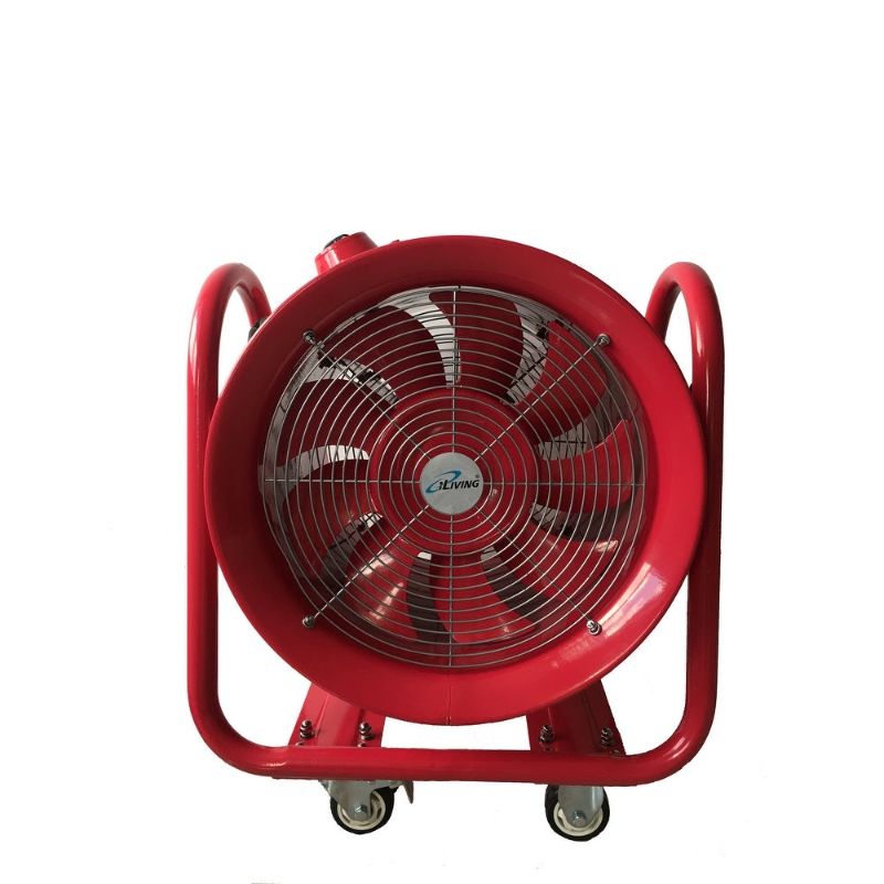 Photo 1 of ILIVING 16 Inch Explosion Proof Ventilation Fan, 1100W, 4240 CFM, Red
