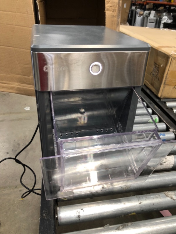 Photo 4 of **PARTS ONLY ** GE Profile Opal | Countertop Nugget Ice Maker | Portable Ice Machine Complete with Bluetooth Connectivity | Smart Home Kitchen Essentials | Stainless Steel Finish | Up to 24 lbs. of Ice Per Day

