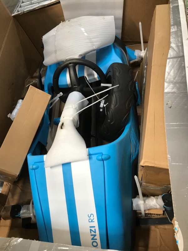 Photo 1 of Chillafish Monzi Kids' Pedal Go-Kart - Blue
