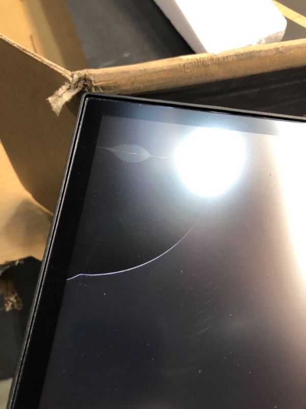 Photo 1 of **damaged on the top right of the screen**
LG 34WN80C-B UltraWide Monitor 34” 21:9 Curved WQHD (3440 x 1440) IPS Display, USB Type-C (60W PD) , sRGB 99% Color Gamut, 3-Side Virtually Borderless Design, Tilt/Height Adjustable Stand - Black
