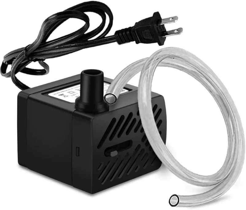 Photo 1 of *MISSING PUMP*
PULACO 50GPH 3W Mini Submersible Water Pump for Aquariums, Fish Tank, Pond, Fountain, Hydroponics
