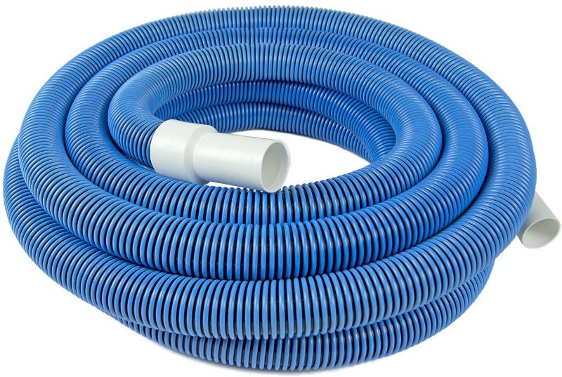 Photo 1 of **DAMAGE TO HOSE**
Poolmaster 33445 Heavy Duty In-Ground Pool Vacuum Hose With Swivel Cuff, 1-1/2-Inch by 45-Feet,Neutral
