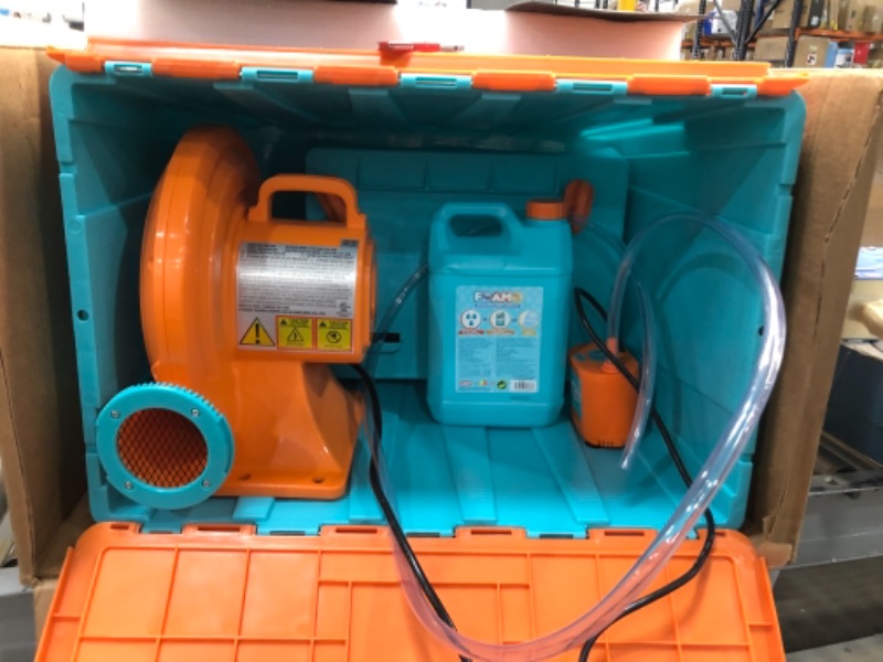 Photo 3 of **used, foam blower does NOT turn on**
Little Tikes FOAMO Foam Machine is an Easy-to-Assemble Foam Making Toy Perfect for Birthdays, Celebrations or Any Day You Want an Awesome Foam Party , White
