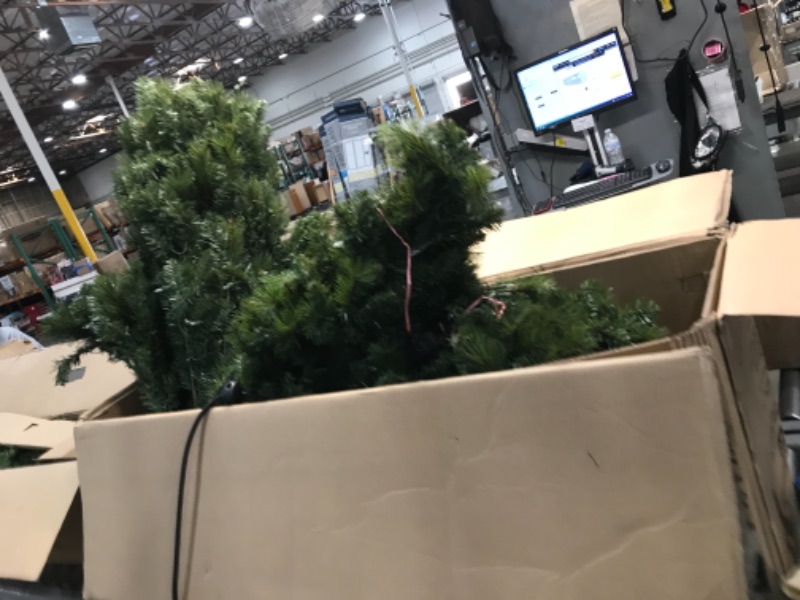 Photo 4 of **PARTS OF THE TREE DOES NOT LIGHT UP**
Home Accents Holiday 9 Ft Wesley Long Needle Pine LED Pre-Lit Artificial Christmas Tree with 650 Color Changing Mini Lights
