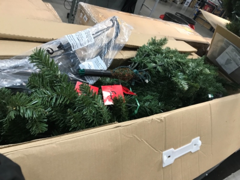 Photo 2 of **PARTS OF THE TREE DOES NOT LIGHT UP**
Home Accents Holiday 9 Ft Wesley Long Needle Pine LED Pre-Lit Artificial Christmas Tree with 650 Color Changing Mini Lights
