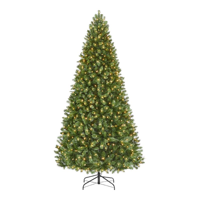 Photo 1 of **NOT ALL LIGHTS TURN ON**
Home Accents Holiday 7.5 Ft Fenwick Pine LED Pre-Lit Artificial Christmas Tree with 750 Color Changing Micro Dot Lights
