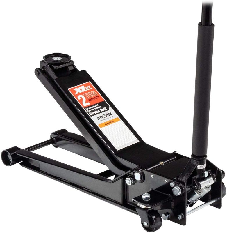 Photo 3 of **USED** MISSING MISSING PARTS**
Arcan 2 Ton Extra Long Reach Low Profile Steel Floor Jack A20016 / XL2T, Black
