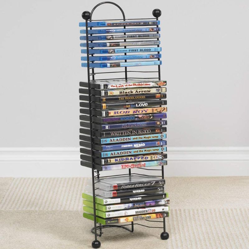 Photo 1 of  32 CD & BluRay Storage Tower, Gunmetal