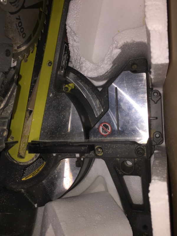 Photo 6 of *Missing battery*
RYOBI ONE+ 18V Cordless 7-1/4 in. Sliding Compound Miter Saw