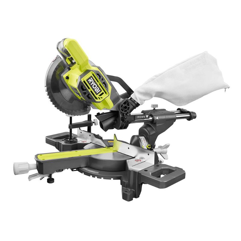 Photo 1 of *Missing battery*
RYOBI ONE+ 18V Cordless 7-1/4 in. Sliding Compound Miter Saw