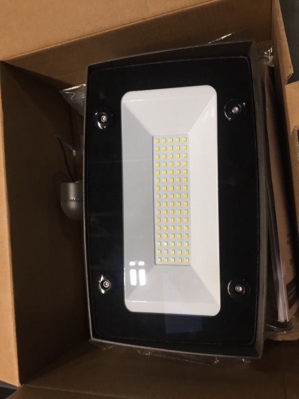 Photo 3 of *Dirty from previous use*
Commercial Electric 350-Watt Equivalent Integrated Outdoor LED Flood Light, 5000 Lumens, Dusk to Dawn Security Light
