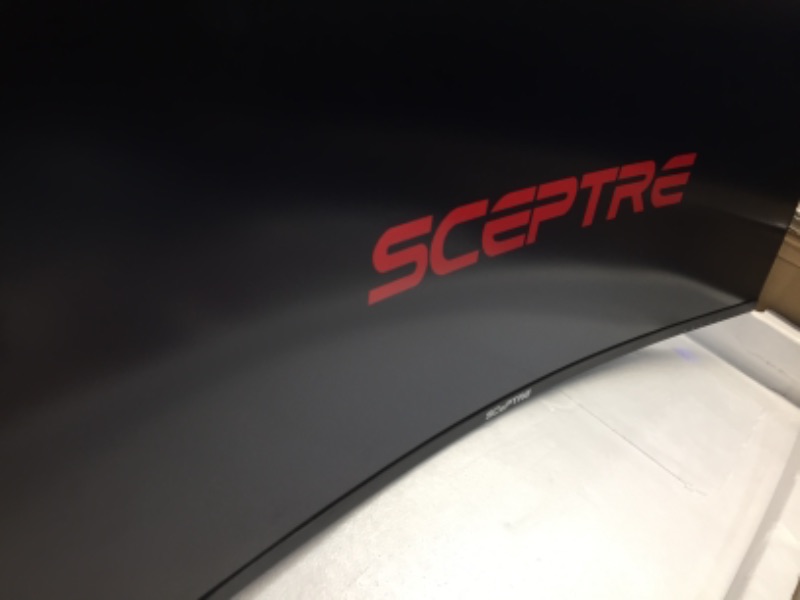 Photo 2 of Sceptre 35 Inch Curved UltraWide 21: 9 LED Creative Monitor QHD 3440x1440 Frameless AMD Freesync HDMI DisplayPort Up to 100Hz, Machine Black 2020 (C355W-3440UN)