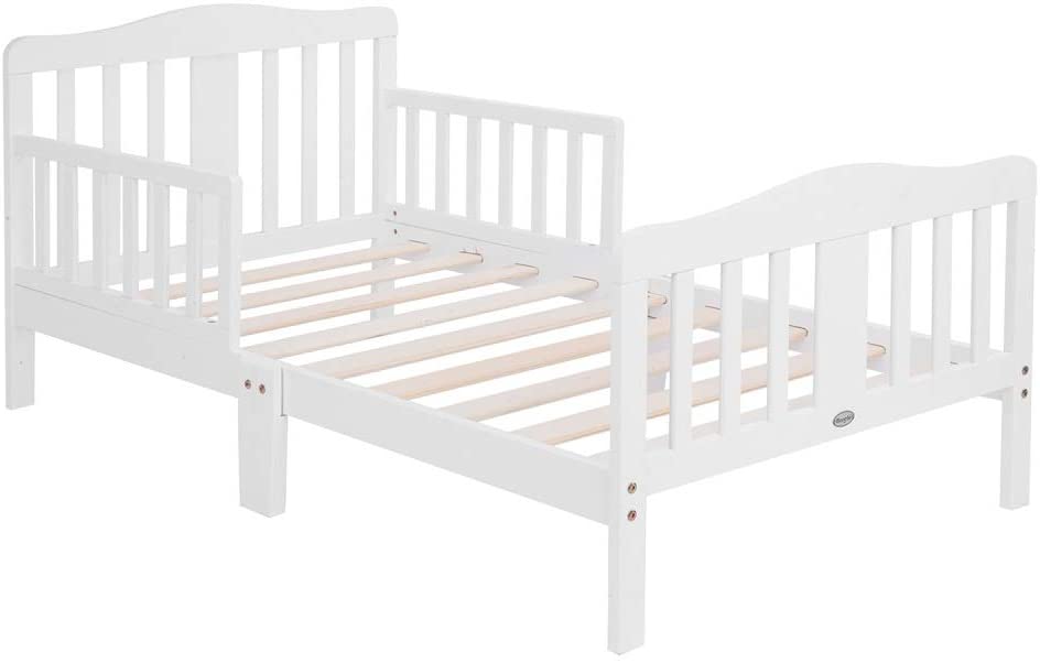 Photo 1 of *Parts only*
Bonnlo Toddler Bed with Guard Rail for Kids Children (White)
