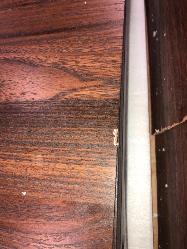 Photo 6 of *Loose hardware, may be incomplete*
70" Farmhouse Simple Window Pane 2 Door Wood TV Stand