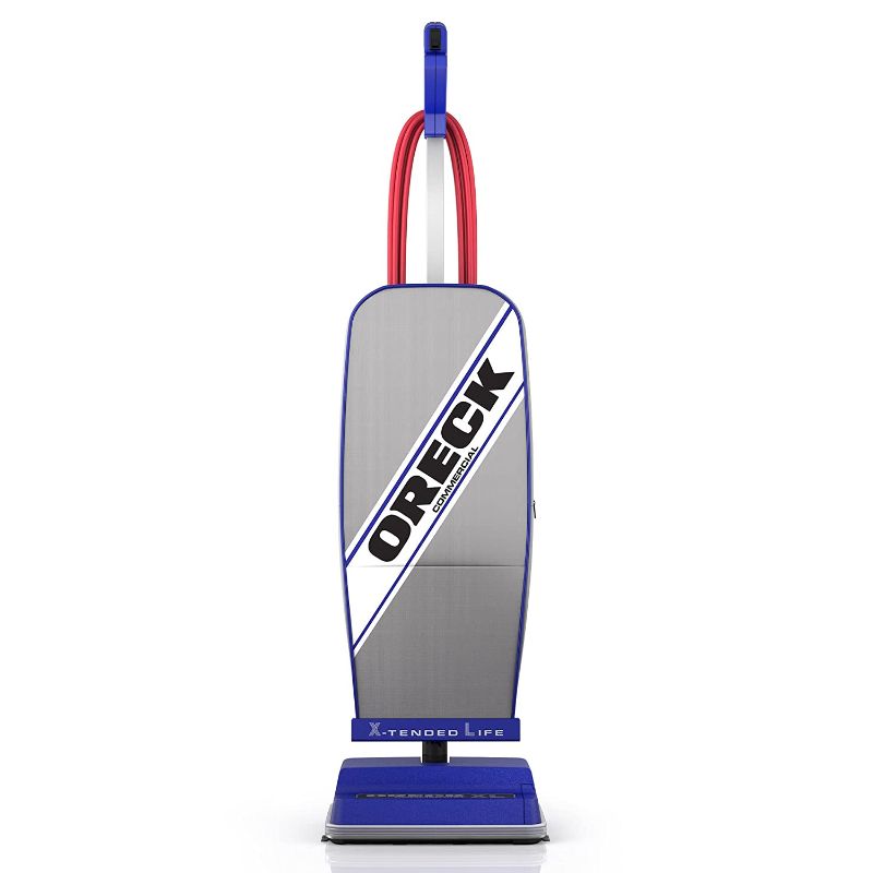 Photo 1 of ORECK XL COMMERCIAL Upright Vacuum Cleaner, Bagged Professional Pro Grade, For Carpet and Hard Floor, XL2100RHS, Gray/Blue

//TESTED AND FUNCTIONAL
