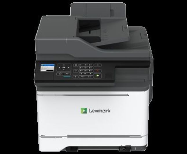 Photo 1 of //TESTED AND NONFUNCTIONAL, MAJOR DAMAGE TO FRONT OF PRINTER, PARTS ONLY //Lexmark MC2425ADW Multifunction Color Laser Printer
