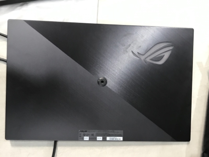 Photo 1 of ASUS ROG Strix 17.3" 1080P Portable Gaming Monitor (XG17AHP) - Full HD, IPS, 240Hz, 3ms, Adaptive-Sync, Smart Case, ROG Bag & Tripod, USB-C Power Delivery, Micro HDMI, For Laptop, PC, Phone, Console TESTED AND FUNCTIONS
