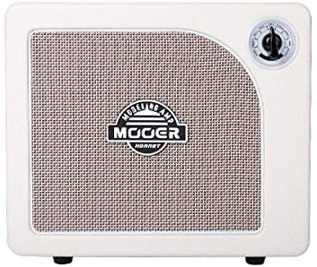 Photo 1 of MOOER Hornet White 15 Watt Digital Modelling Combo Amplifier Small Desktop Style Amplifier for Guitar, Bass Guitar,Acoustic Guitar
