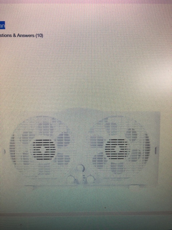 Photo 1 of 9 in. Twin Window Fan
