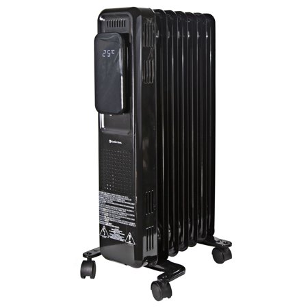 Photo 1 of *Missing hardware*
Comfort Zone 1500-Watt Oil-Filled Digital Radiator Heater with Silent Operation, Black
