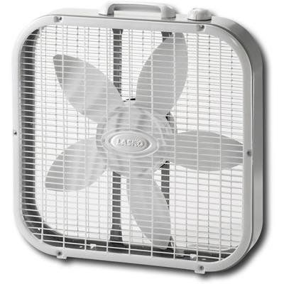 Photo 1 of 20 in. Air Circulating Box Fan with 3 Speeds** MAKES LOUD NOISE FROM PLASTIC HITTING COVER