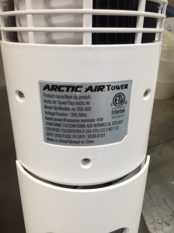 Photo 7 of Arctic Air Tower Pure Evaporative Cooler Plastic 1 Pc
