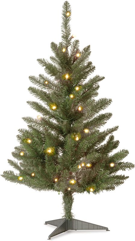 Photo 1 of **INCOMPLETE**
National Tree Company Artificial Mini Christmas Tree, Green, Kingswood Fir, Includes Stand, 3 Feet
