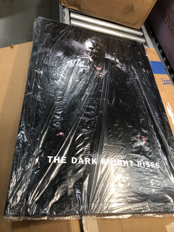 Photo 2 of **DAMAGED**
Trends International DC Comics Movie-The Dark Knight Rises-Bane Rain Wall Poster, Premium Poster & Mount Bundle
