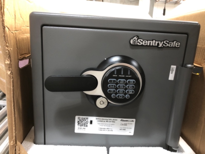 Photo 3 of **INCOMPLETE**
SentrySafe Fire-Safe Electronic Lock Business Safes
