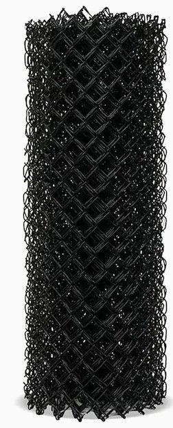 Photo 1 of **SLIGHTLY DIFFERENT FROM STOCK PHOTO**
Black Coated Steel Chain Link Fence Fabric