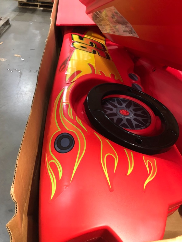 Photo 2 of **INCOMPLETE**
Disney/Pixar Cars Lightning McQueen Twin Bed with Lights by Delta Children, NOT INCLUDED MATTRESS
