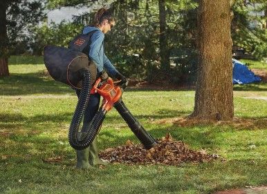 Photo 1 of **DAMAGED**
250 MPH 400 CFM 12 Amp 3-in-1 Corded Electric Backpack Leaf Blower/Vac/Mulcher
