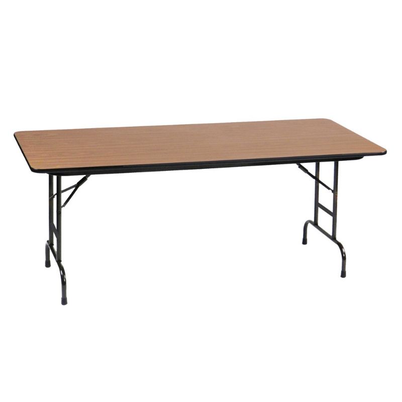 Photo 1 of **INCOMPLETE**
Correll 72" W X 24" D Height Adjustable Melamine Folding Table
