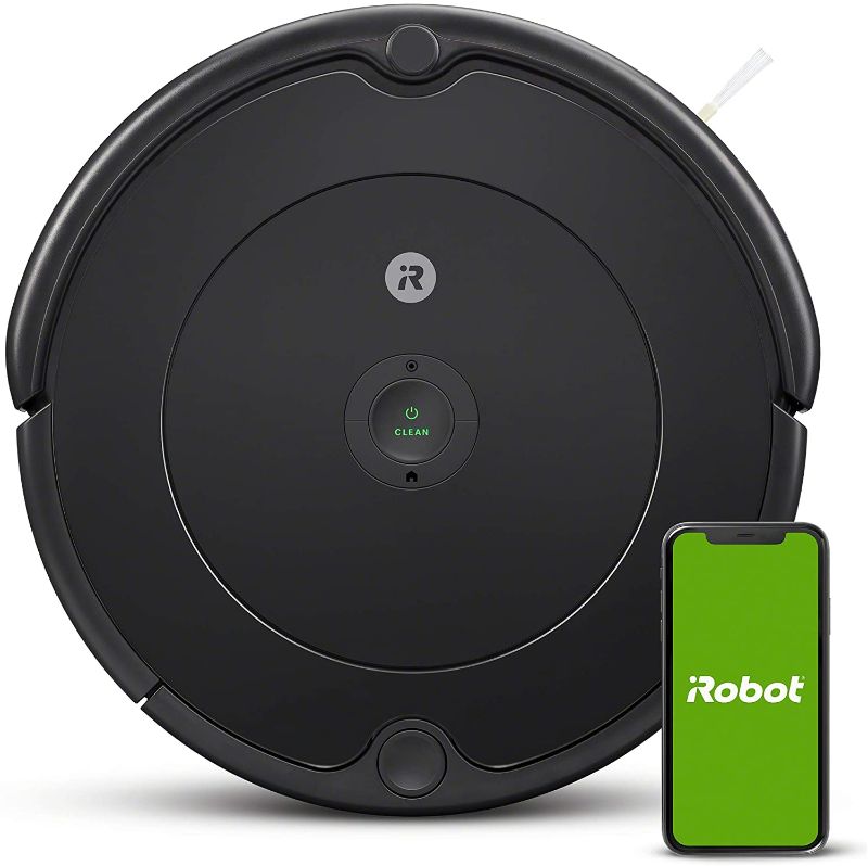 Photo 1 of **DAMAGED**
iRobot Roomba 694 Robot Vacuum-Wi-Fi Connectivity, Good for Pet Hair, Carpets, Hard Floors, Self-Charging
