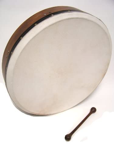 Photo 1 of **SLIGHTLY DIFFERENT FROM STOCK PHOTO**
Bodhran, 18", Tune, Rswd, Soft, Red Cedar