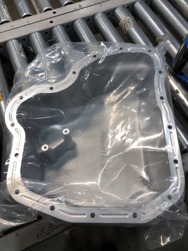 Photo 3 of **SLIGHTLY DIFFERENT FROM STOCK PHOTO**
PPE High-Capacity Cast Aluminum Deep Engine Oil Pan (Raw) 114052000 Compatible with 2001-2010 Chevy/GMC 6.6L Duramax Diesel, Black
