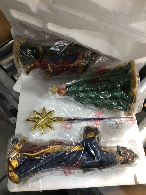 Photo 1 of 16 Piece Deluxe Edition Christmas Nativity Set with Real Frankincense Gold and Myrrh - 10 inch Scale
