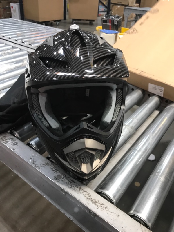 Photo 1 of 1Storm Adult Motocross Helmet MX BMX ATV Dirt Bike Mechanic Helmet
