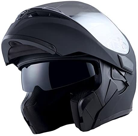 Photo 1 of 1Storm Motorcycle Modular Full Face Helmet Flip up Dual Visor Sun Shield: HB89
