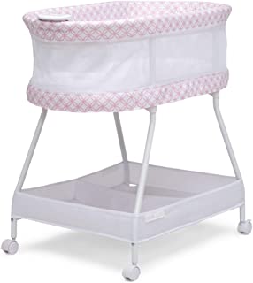 Photo 1 of Delta Children Sweet Dreams Bassinet with Airflow Mesh - Bedside Portable Crib with Vibration