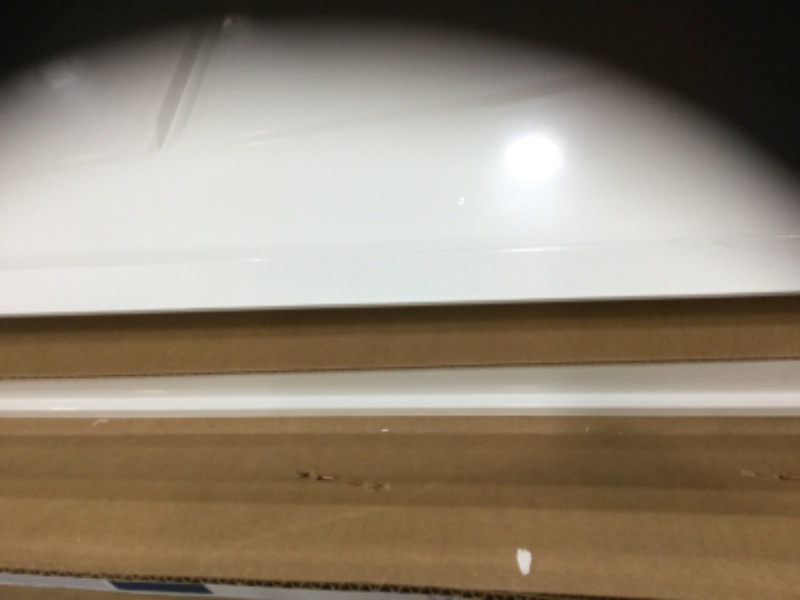 Photo 1 of A2 8 in. x 24 in. x 62 in. 2-piece Direct-to-Stud Shower Wall Panels in White
