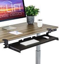 Photo 1 of AIRLIFT 360 Clamp-On Extra-Wide Under Desk Sliding Ball-Bearing Keyboard Tray
***MISSING HARDWARE AND ATTACHMENTS***